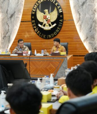Mahasiswa Ilmu Politik UI Sambangi Kemenko Polkam, Sesmenko: Jadilah Mitra Menjaga Keamanan