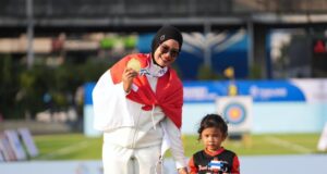 Atlet Panahan Indonesia Diananda Choirunisa Raih Dua Emas SEA Games 2025 di Tengah Kehamilan