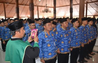 Bupati Cilacap Lantik 261 Pejabat, Tegaskan Tak Ada Jual Beli Jabatan