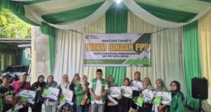 PPP Kota Depok Salurkan Bantuan Permodalan UMKM Tahap IV, Sasar Pelaku Usaha di 11 Kecamatan